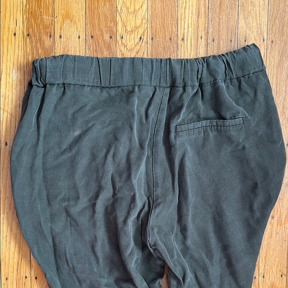 Zara Denim Olive Green Jogger Pants - Picture 4 of 4